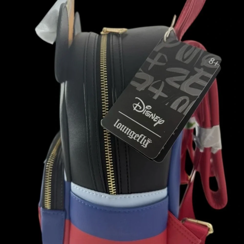 Loungefly Disney Minnie Mouse Party “Brave Little Tailor”Backpack purse. - Picture 11 of 16